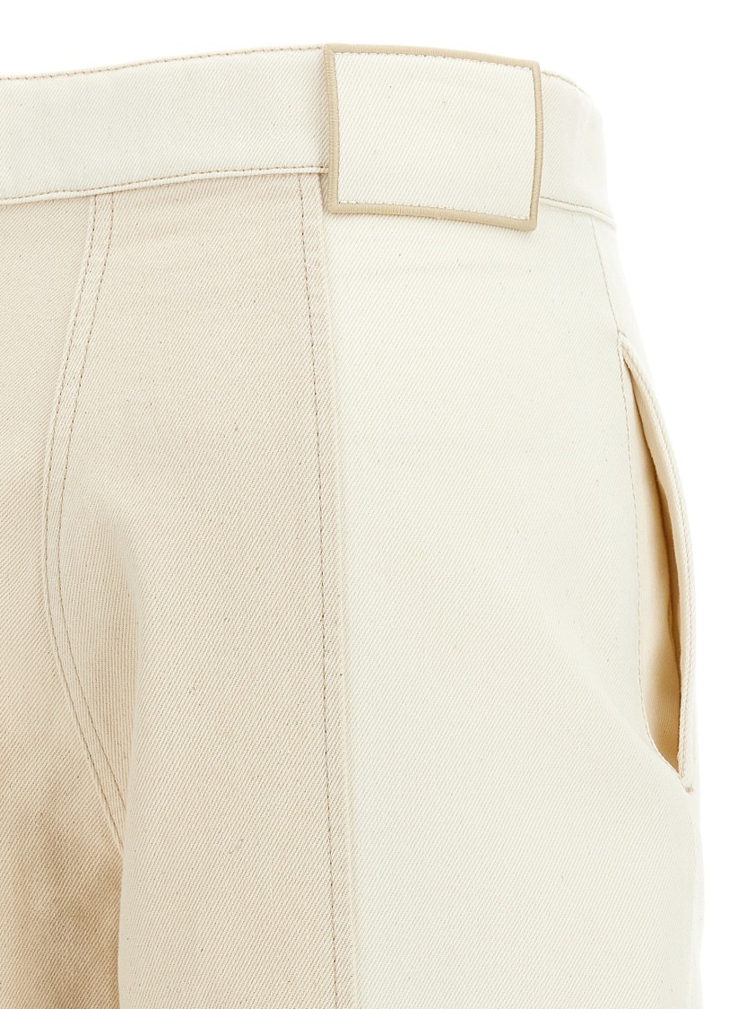 Fendi Two-Tone Denim Jeans in Neutrals | THE LIST