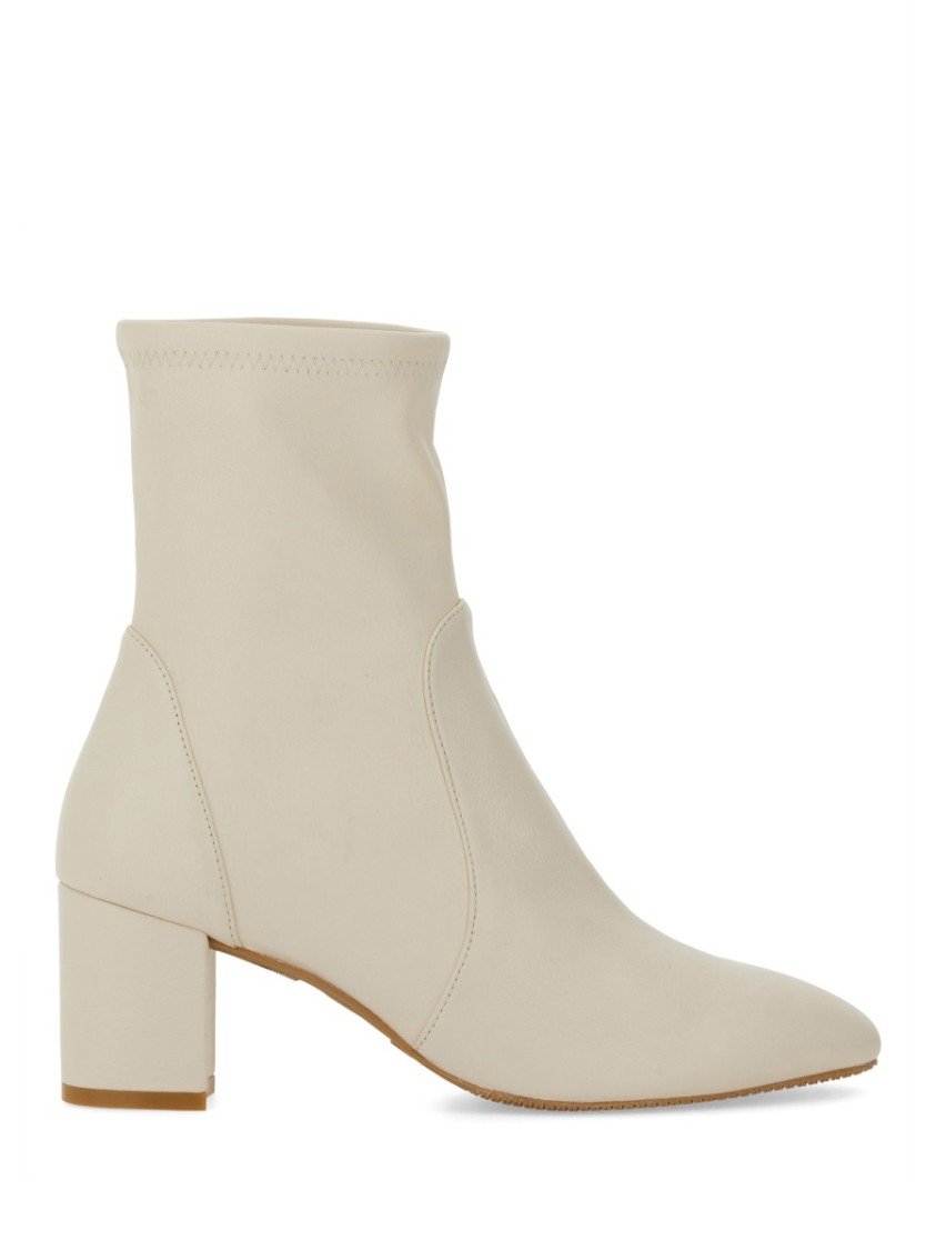Stuart Weitzman Yuliana Ankle Bootie In White