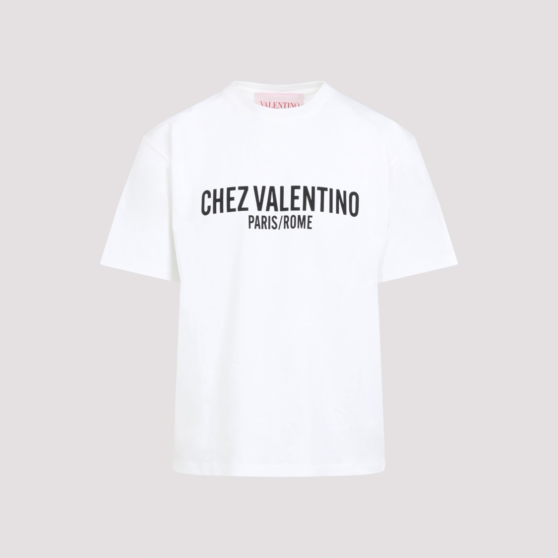 Valentino Garavani Cotton Crew-neck T-shirt In White