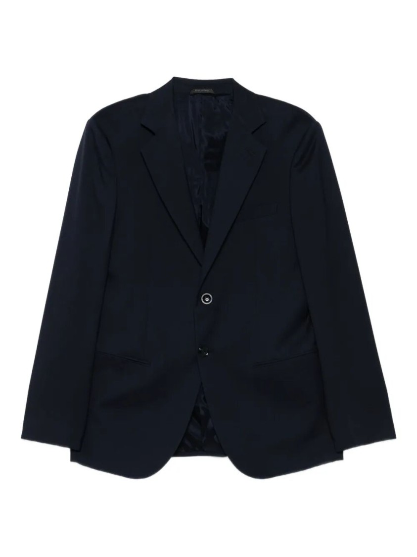Giorgio Armani Tailored Notch Lapel Cashmere Blazer In Black