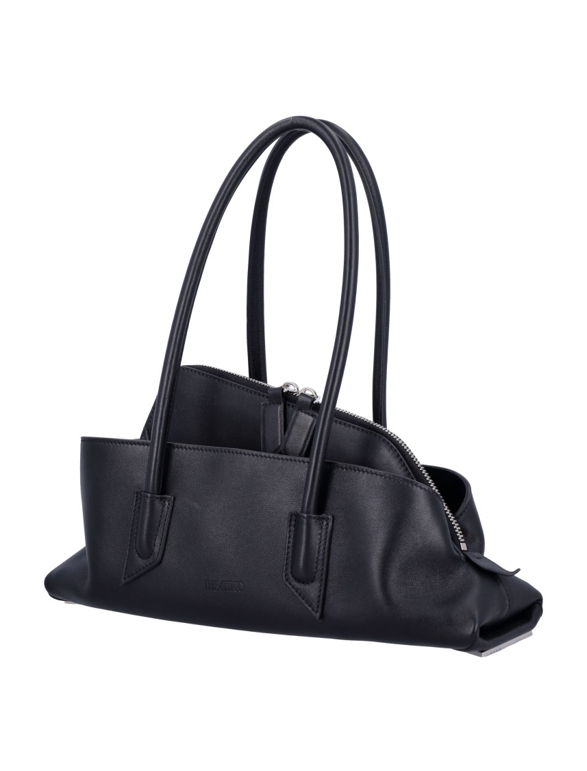 Attico The La Passeggiata Small Tote Bag In Black