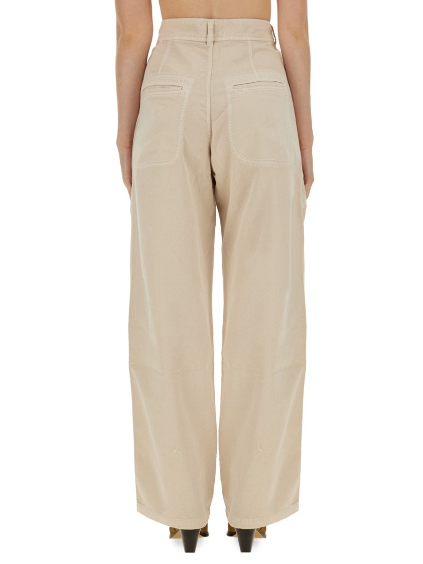 Shop Isabel Marant Jolande Pants In Neutrals