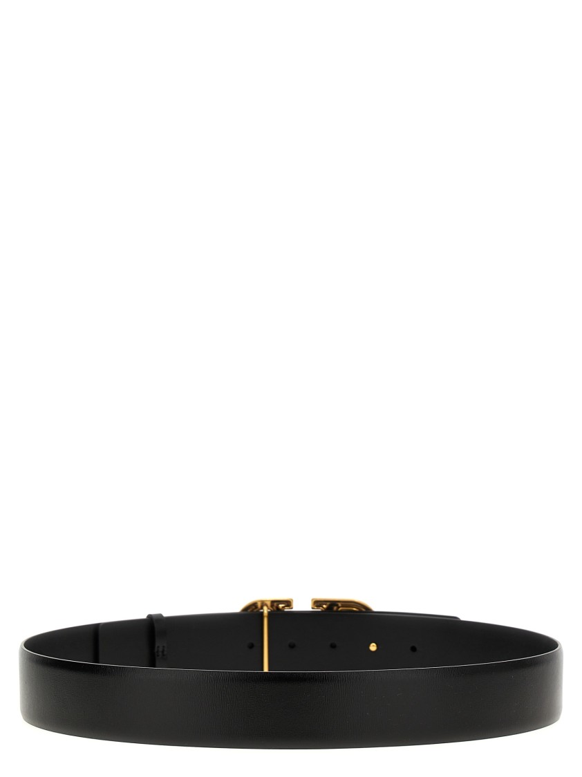 Valentino Garavani 'vlogo Signature' Belt In Black