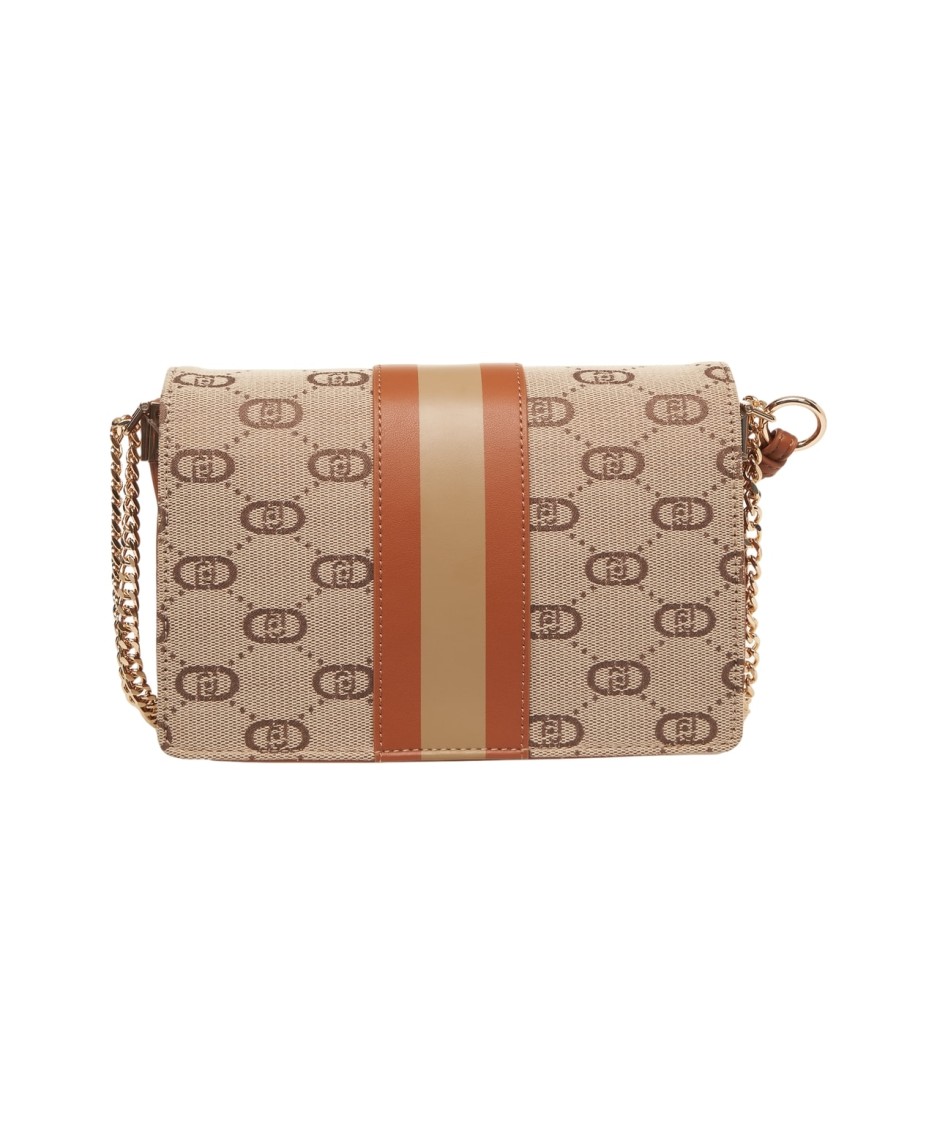 Liu •jo Liu Jo Jacquard Shoulder Bag With Logo Detailing