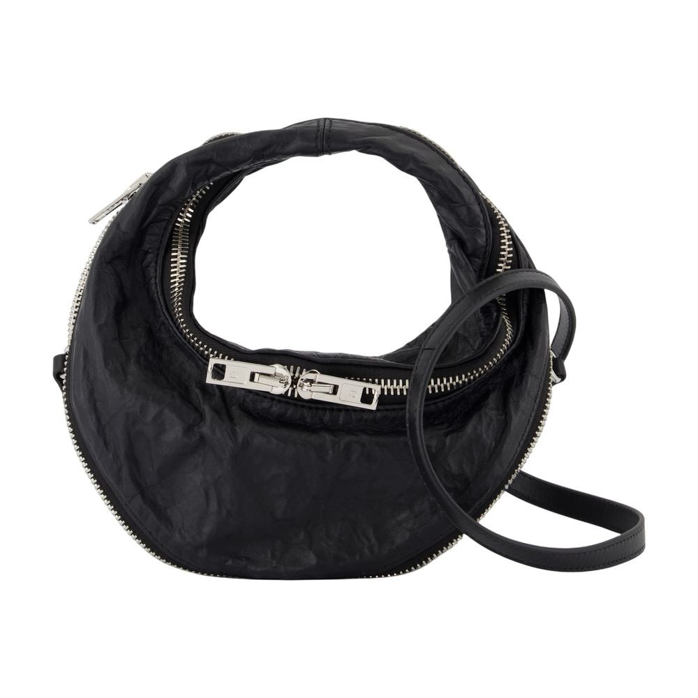 Alexander Wang Twyst Mini Crossbody - Leather - Black In Black
