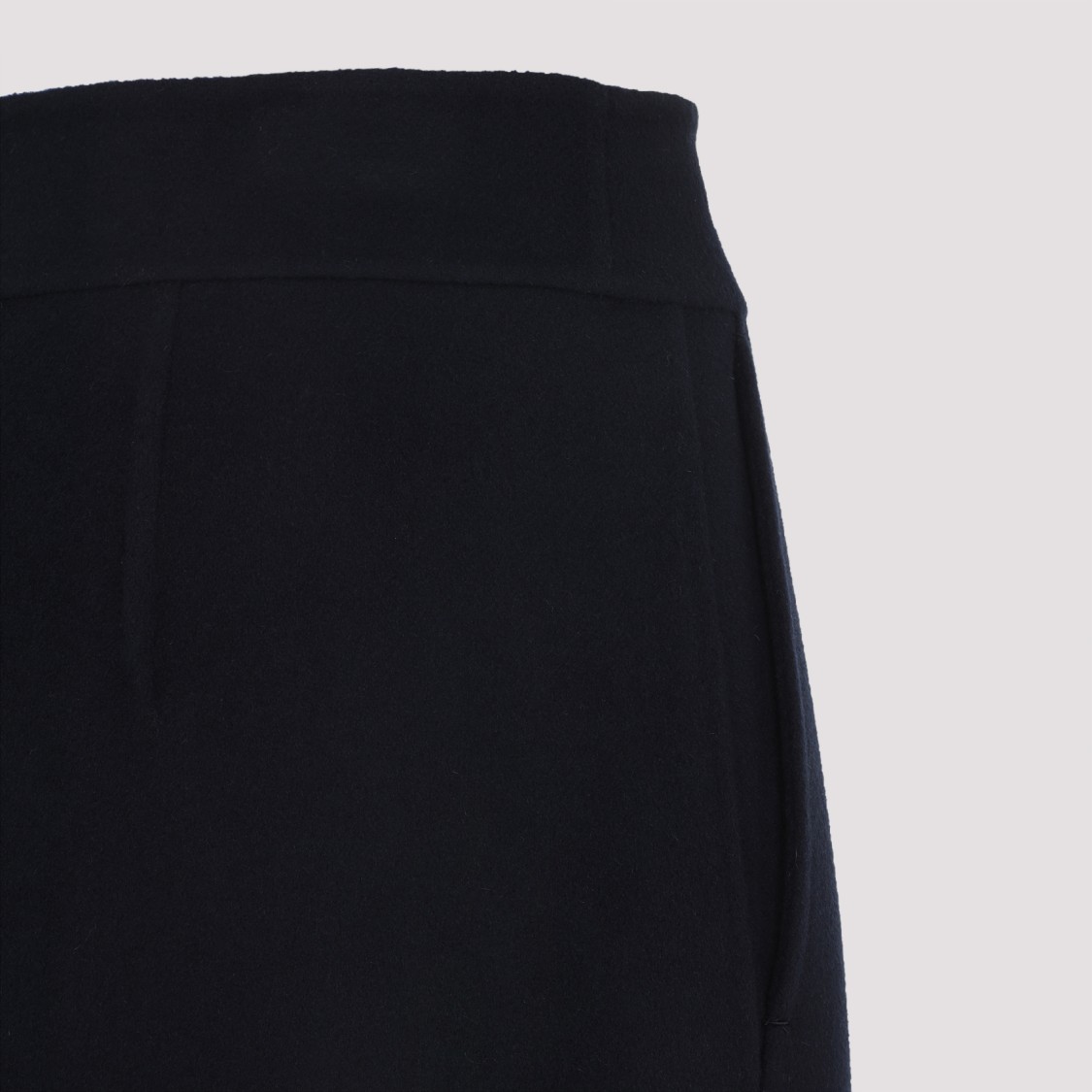MAX MARA AIDA PANNO MINI SKIRT マックスマーラ エイダ パノ Max Mara Blue Virgin Wool Aida Panno Mini Skirt | ModeSens