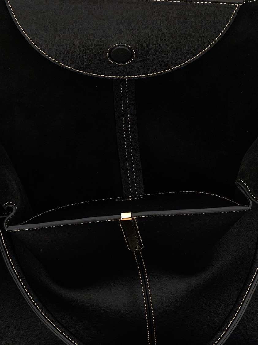Tod's Medium 'ebr' Shopping Bag In Black