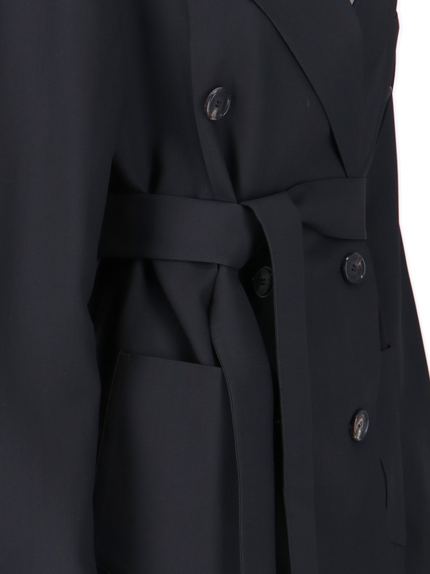 SETCHU SETCHU ENRICO' DOUBLE-BREASTED BLAZER – BLACK 