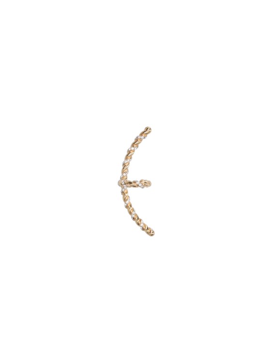 ピアス Valentino Garavani Twisted Gold-Tone Cuff Earring With Valentino Garavani Twisted Gold-Tone Cuff Earring With