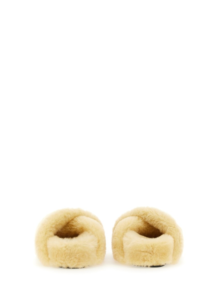 Jil Sander Off-white Oversized Wrapped Sandals In Yellow