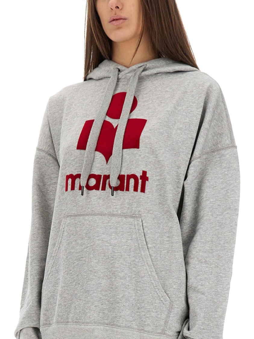 Shop Isabel Marant Étoile "mansel" Sweatshirt In Grey
