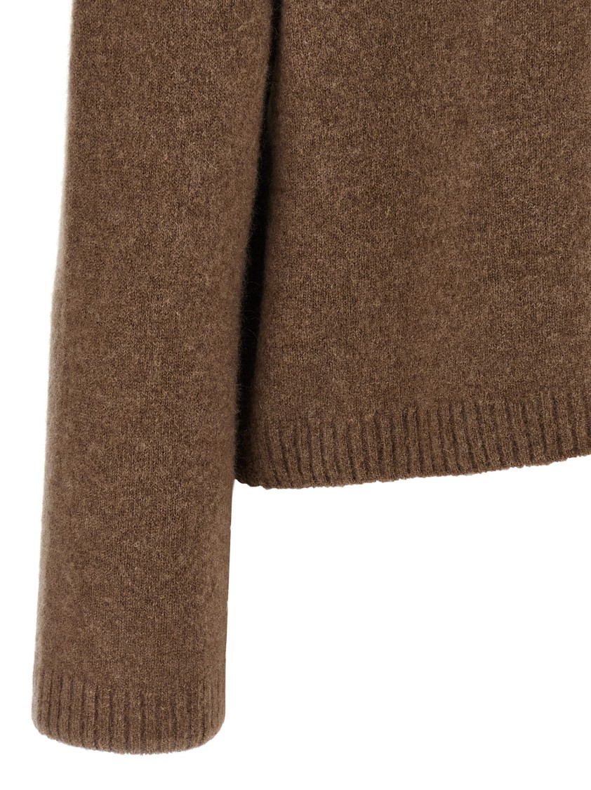 Max Mara Gianna Turtleneck Sweater In Brown