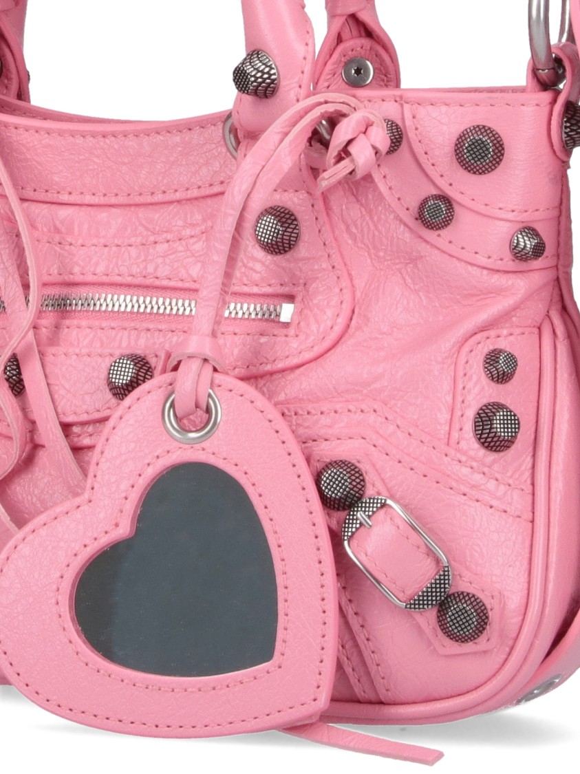 Shop Balenciaga Small 'neo Cagole' Shoulder Bag – Pink