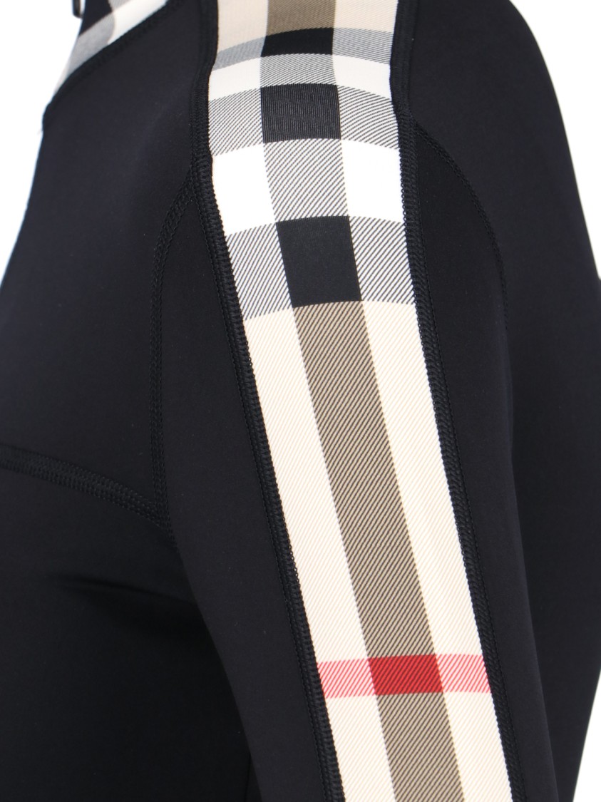Shop Burberry Cropped Jacket With High Collar
