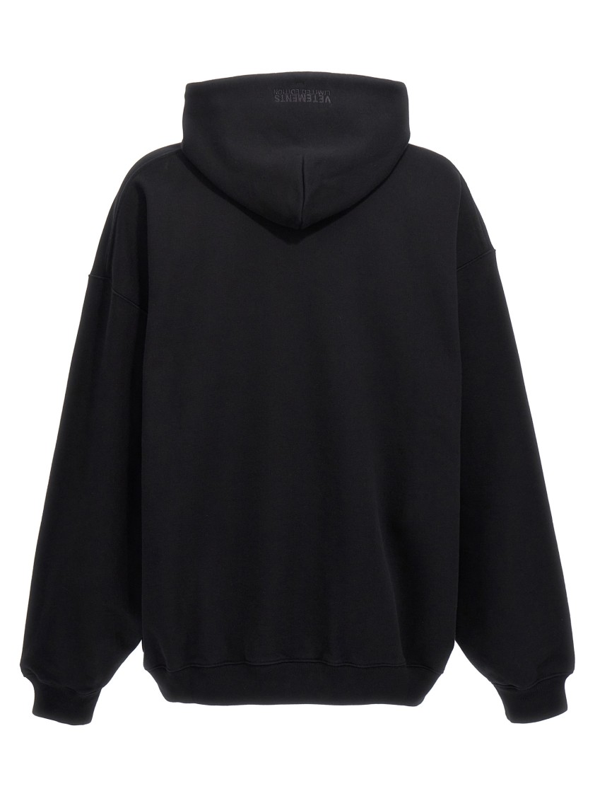 VETEMENTS Spolied By God ロゴ パーカー フーディ Vetements Spolied By God Hoodie In Black | ModeSens