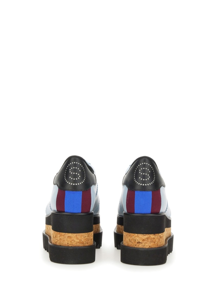 Shop Stella Mccartney "sneak Elyse" Wedge Sneaker In Blue