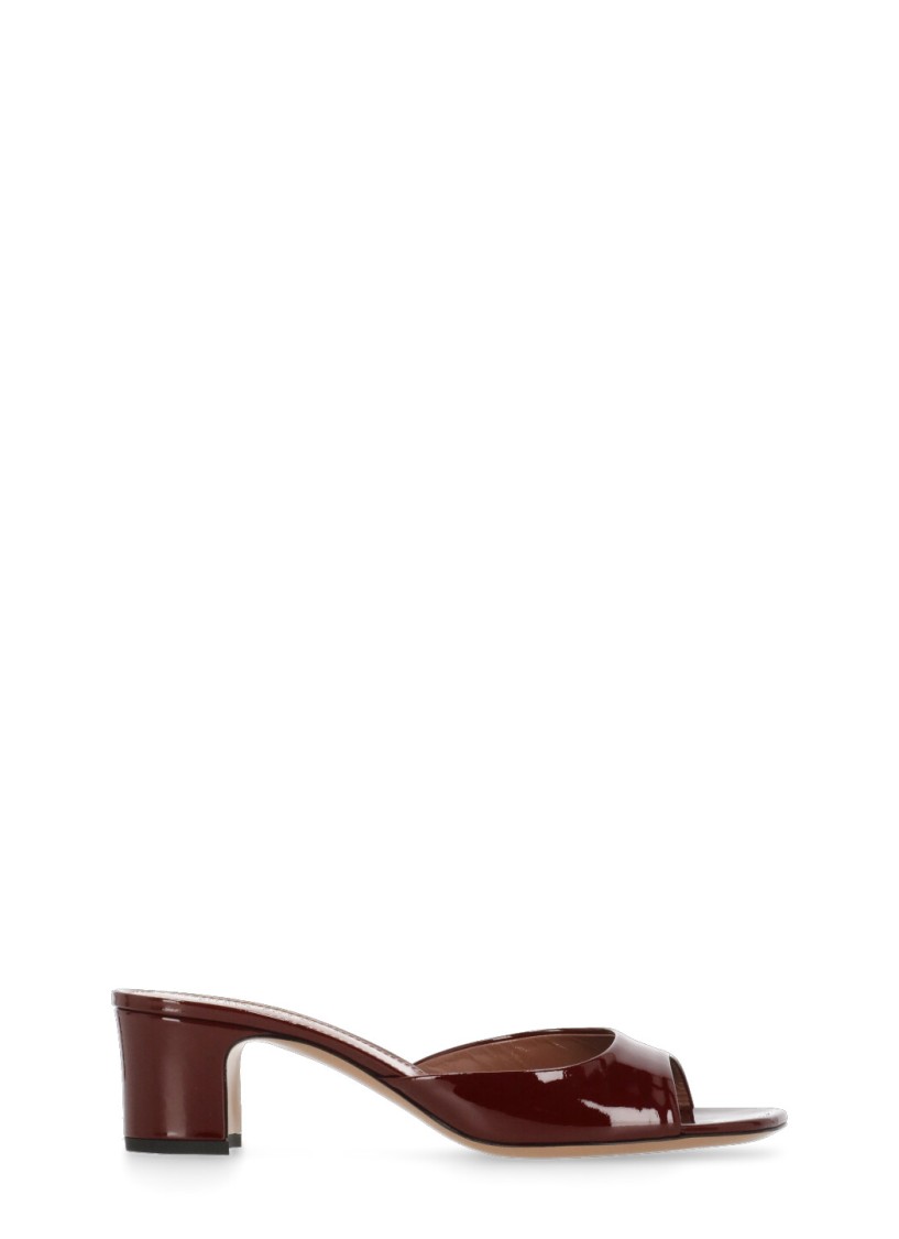 Shop Paris Texas Bordeaux Lara Mule Shoes In Black