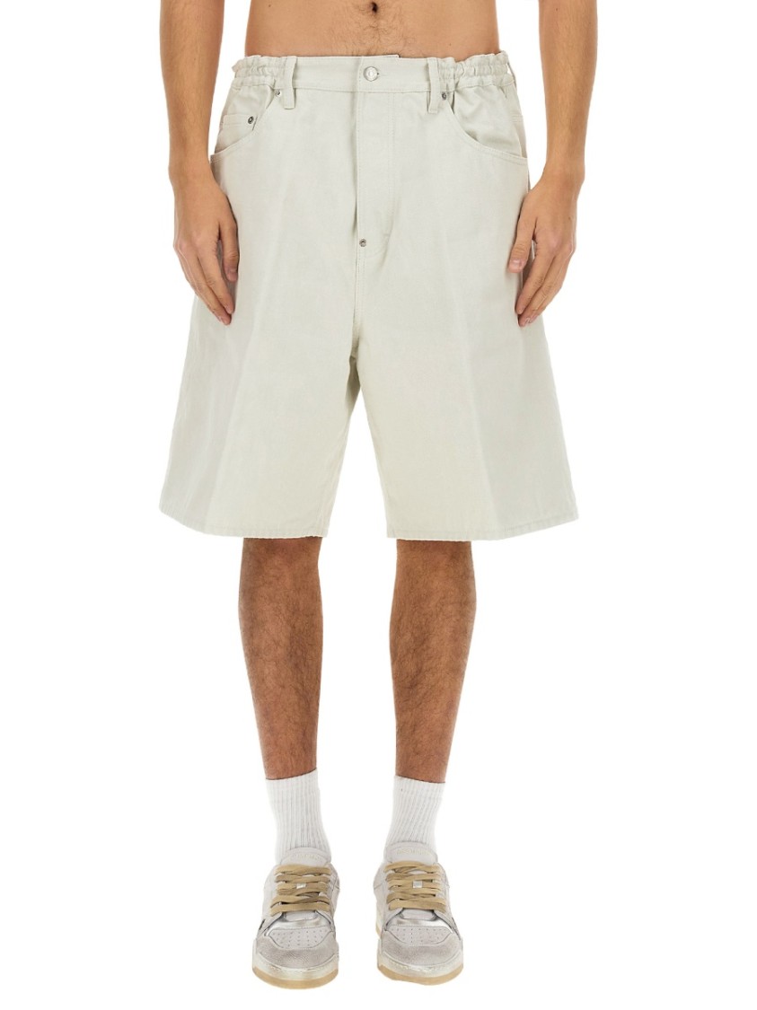 Dsquared2 Dsquared Men Denim Bermuda Shorts In Neutrals
