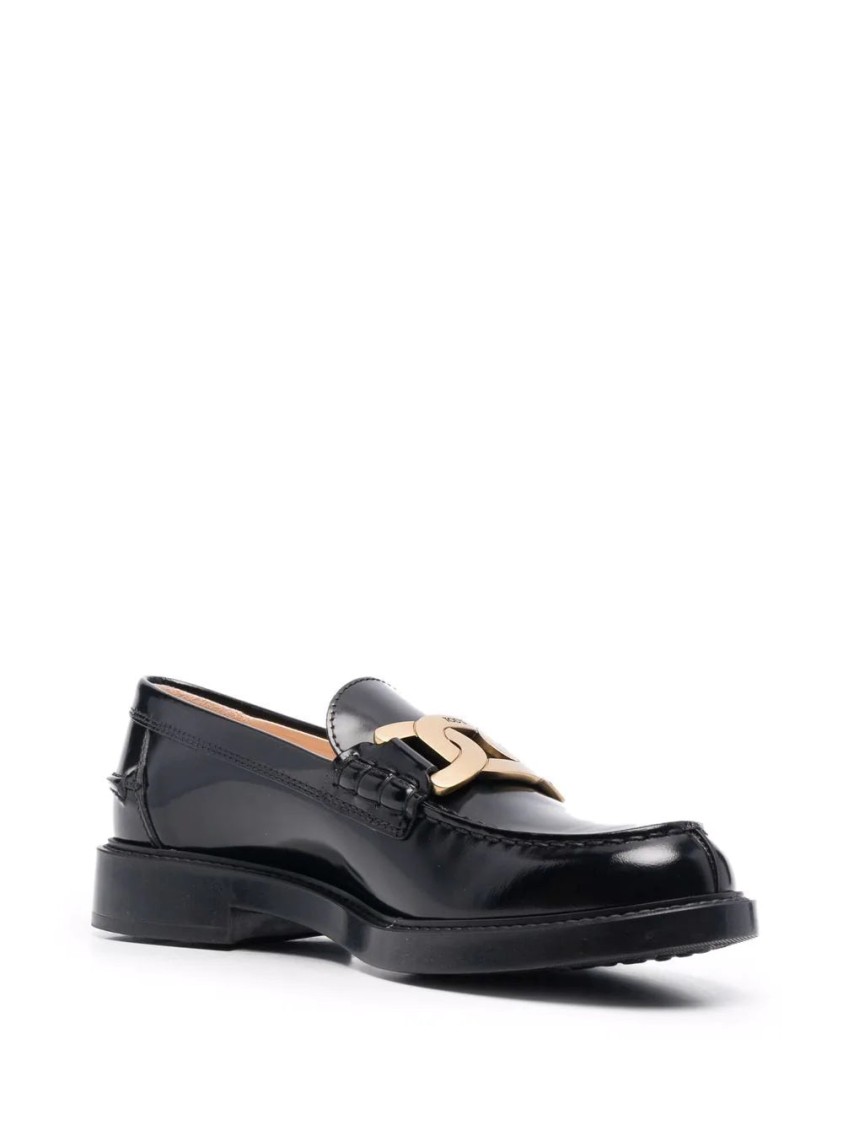 Tod's Gomma Basso 59c Loafers In Black