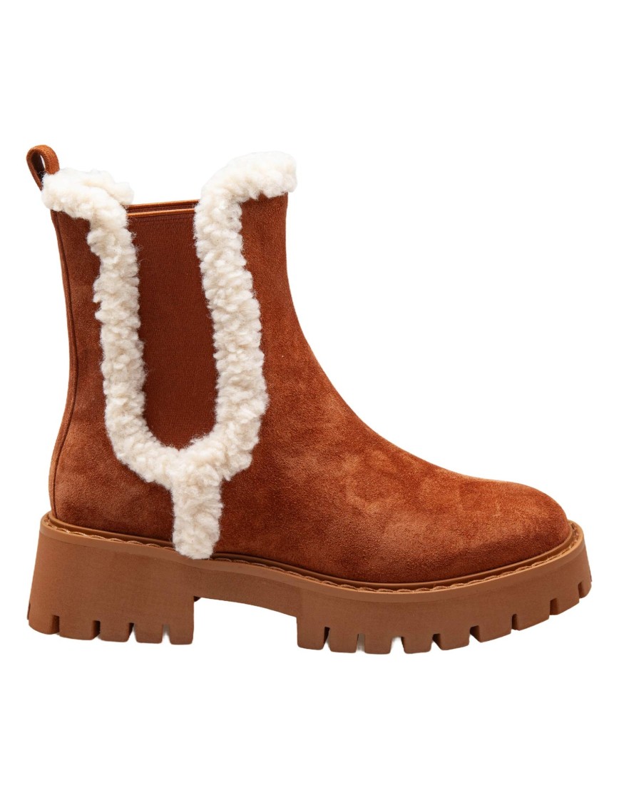 Michael Kors Asher Flat Boots In Brown