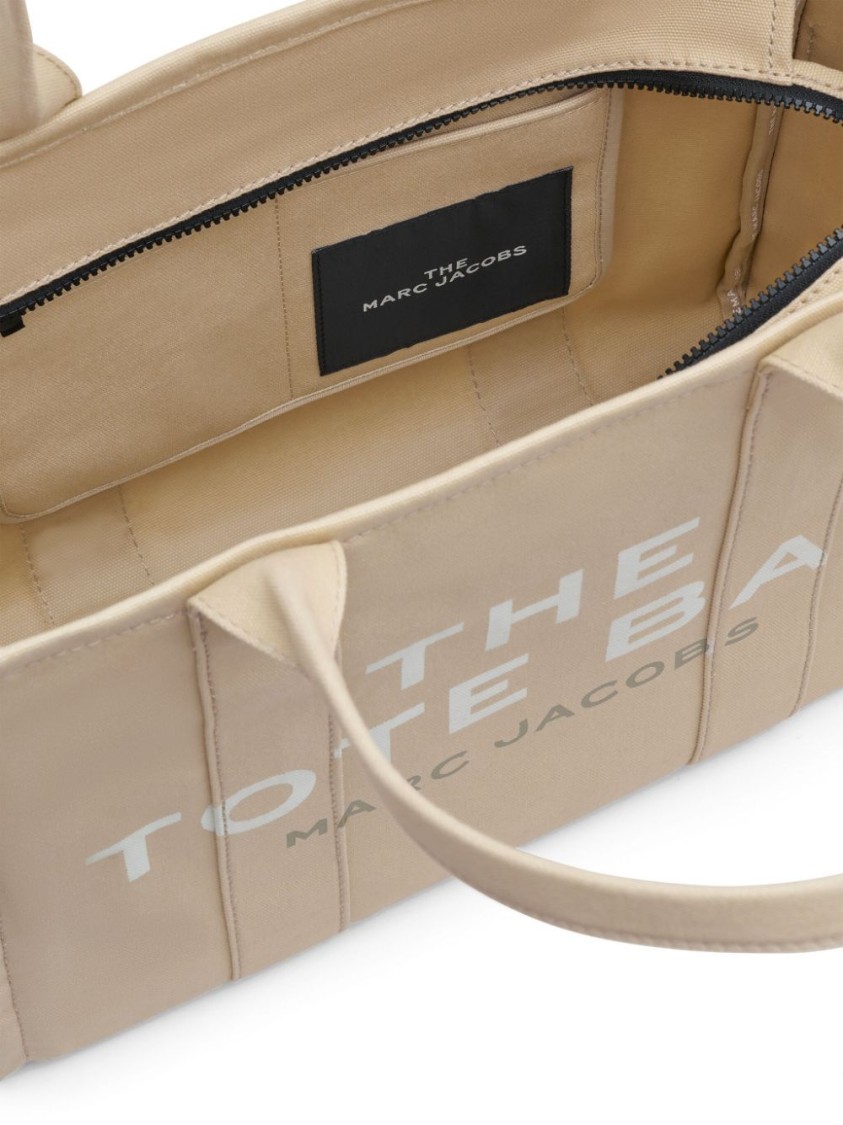 Marc Jacobs Cappuccino Canvas The Tote Shopping Bag In Neutrals