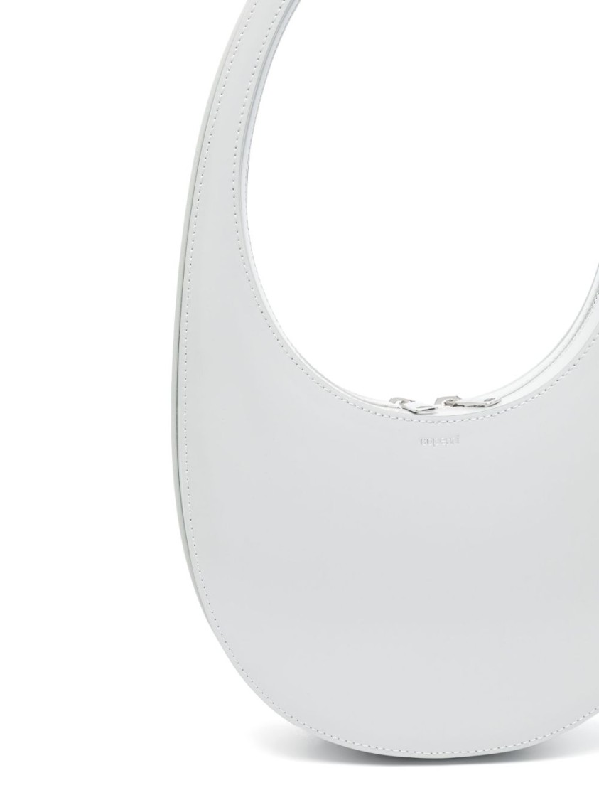 COPERNI COPERNI OVAL-SHAPE SHOULDER BAG WITH SMOOTH STRUCTURED DESIGN
