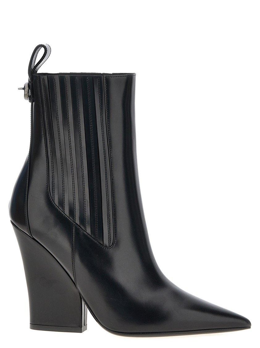Valentino Garavani 'vlogo Lockette' Ankle Boots