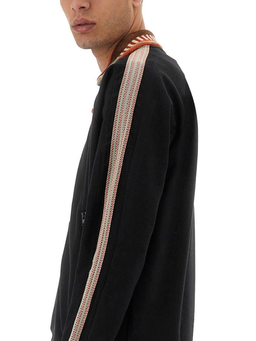 Sasquatchfabrix Striped-panel Jacket