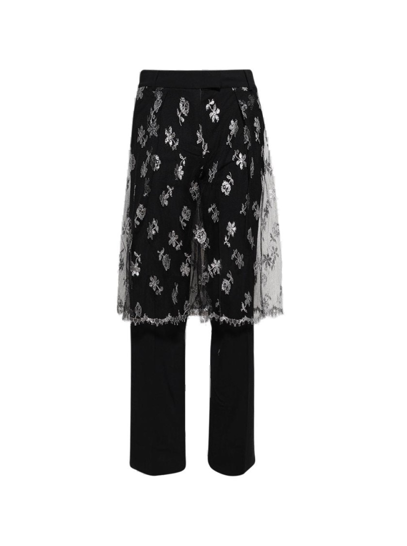 Christopher Esber Floral-lace Trousers