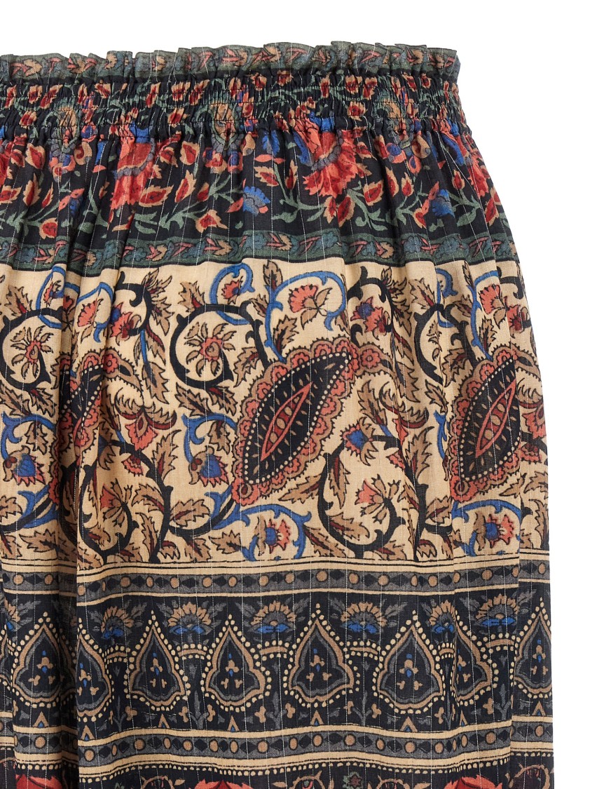 Valentino Garavani Cachemire Voyage Imaginaire Print Silk Georgette Pants In Multi