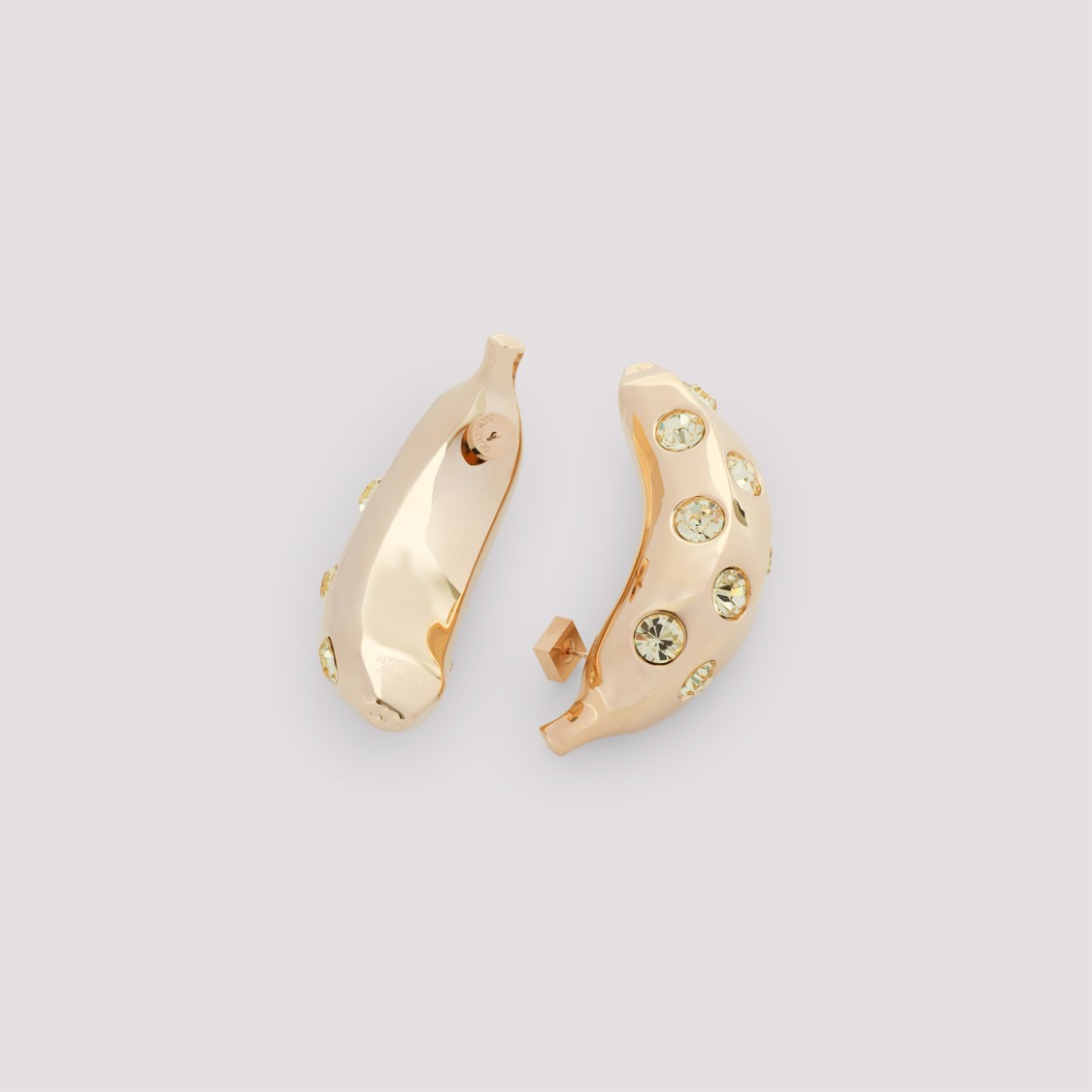 JACQUEMUS JACQUEMUS LES BOUCLES BANANES GOLDEN COPPER EARRINGS