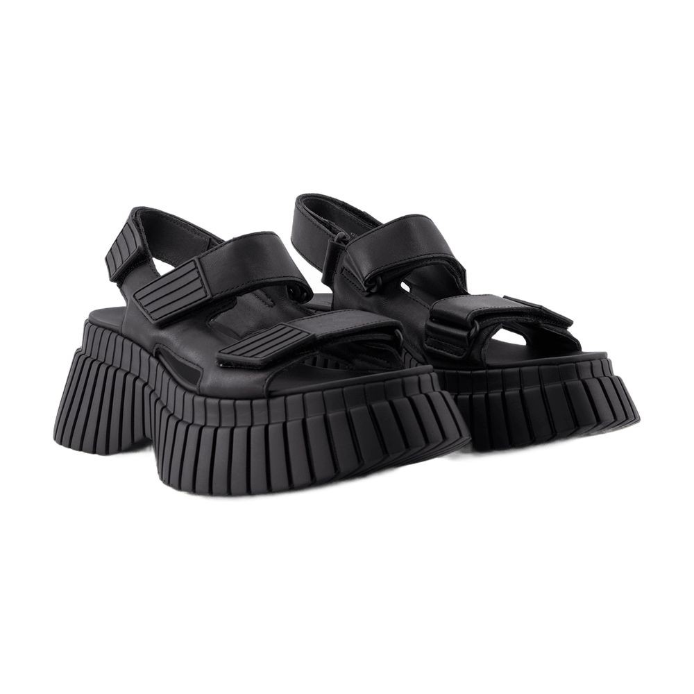 CAMPER CAMPER BCN SANDALS - LEATHER - BLACK