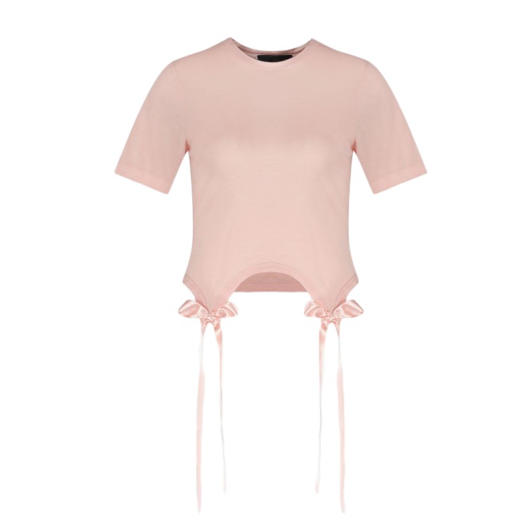 その他 Bow Tails T-Shirt - Simone Rocha - Cotton - Pale Pink Bow Tails T-Shirt - Simone Rocha - Cotton - Pale Pink