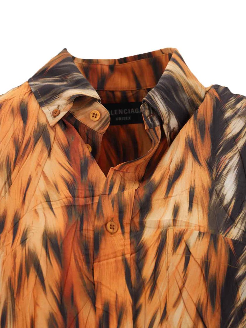 Balenciaga Draped Bomber Jacket – Brown
