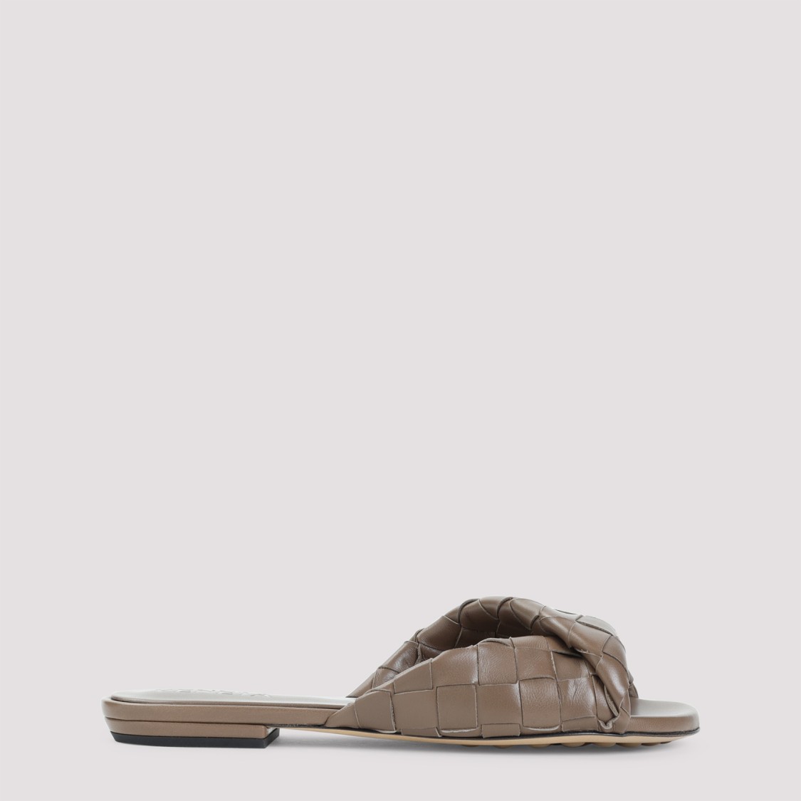 Bottega Veneta Blink Flap Sandals In Brown