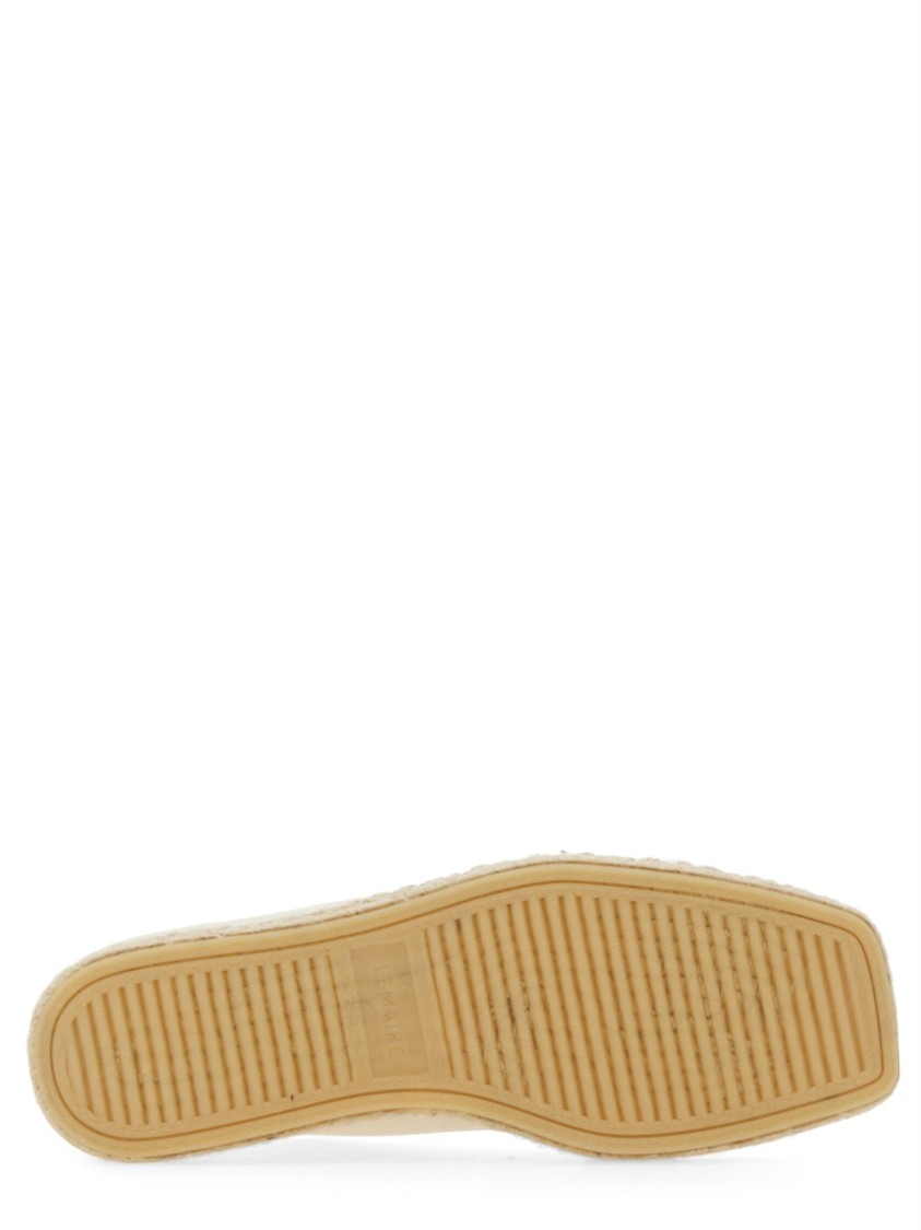 Lemaire Linoleum Laced Espadrilles Off White In White