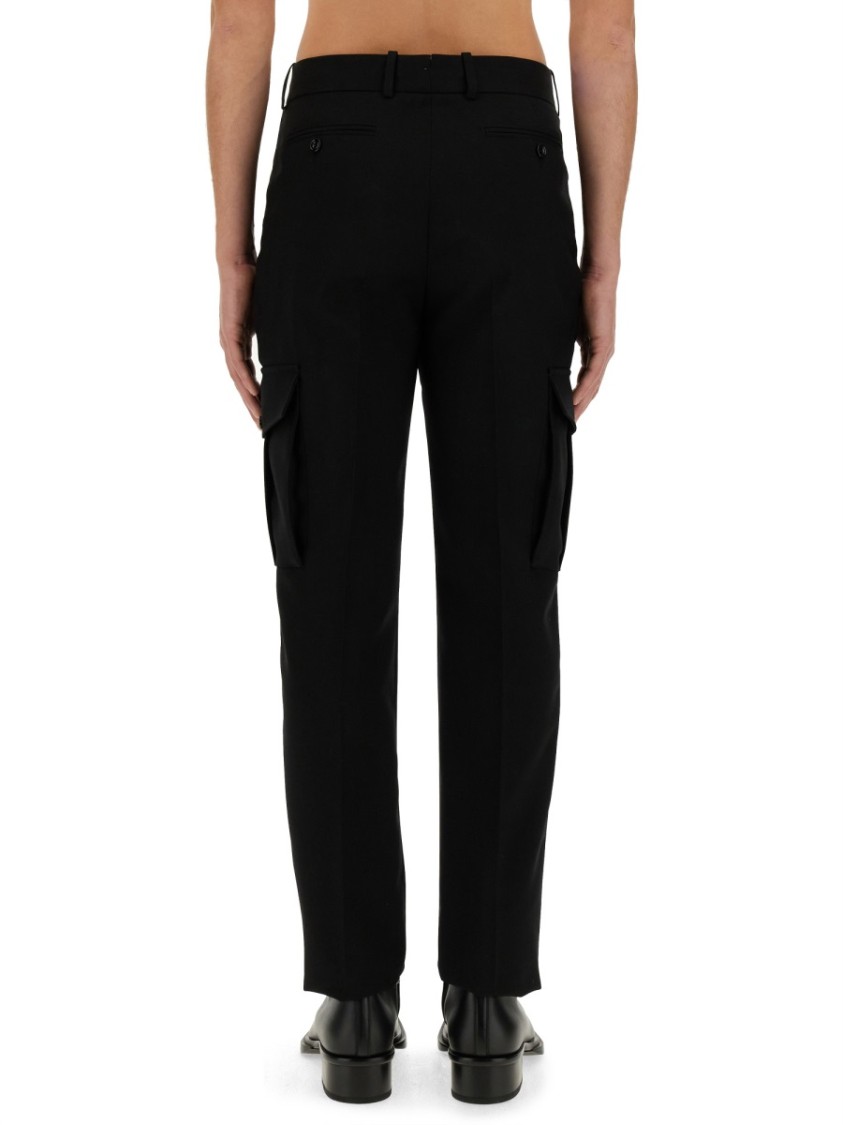 パンツ alexander mcqueen FW23 MILITARY PANTS (754576_QJAAC1000) Alexander Mcqueen Military Pants In Black | ModeSens