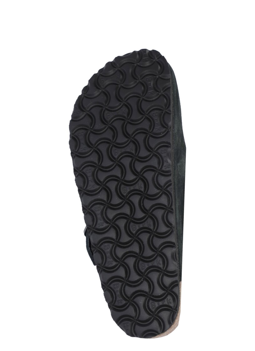 Birkenstock Tokio Buckle Detailed Slip-on Slippers In Black