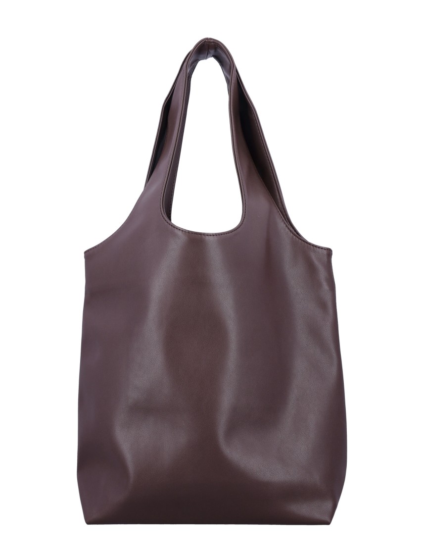 Apc A.p.c. Ninon Small Tote Bag In Burgundy