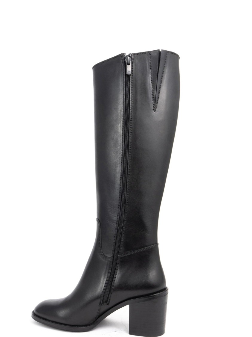ブーツその他 Sergio Moretti Long Black Casual Boots Sergio Moretti Long Black Casual Boots in Black | THE LIST