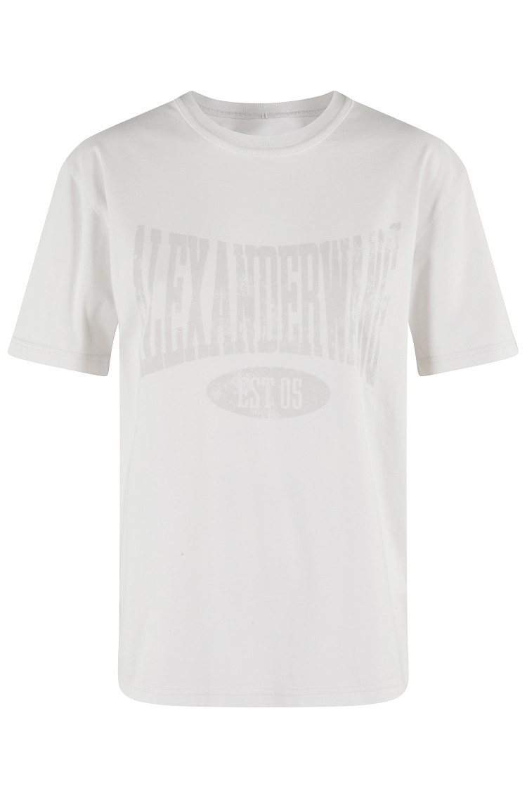 Alexander Wang T Graphic Short Sleeve Tee-s Nd T By Alexander Wang Female In White