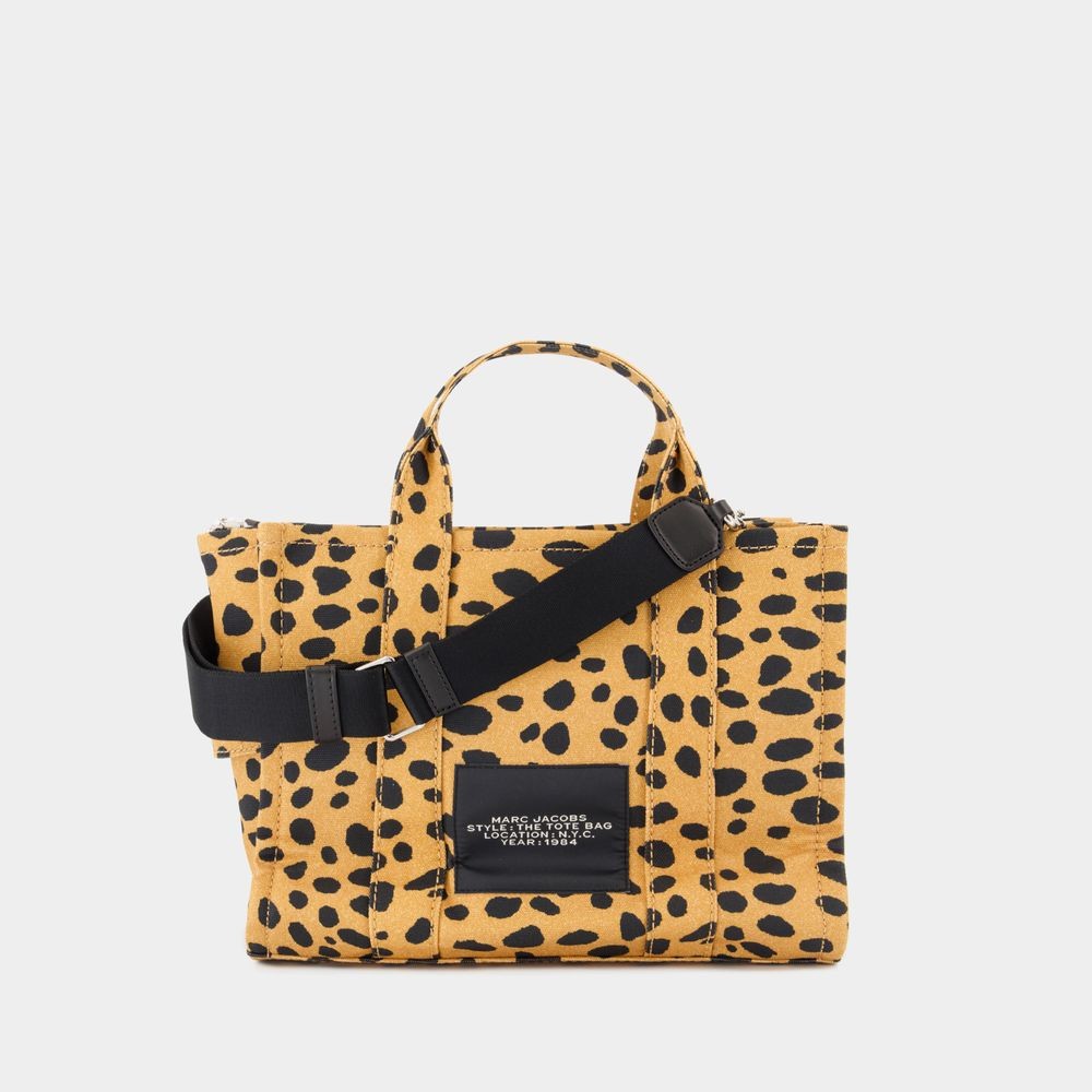 Marc Jacobs Cheetah Medium Tote Bag In Yellow