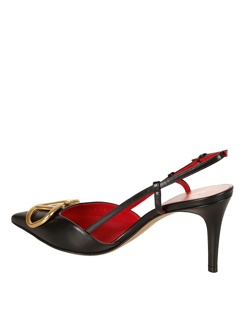 Valentino Garavani Pointed Toe Stiletto In Red