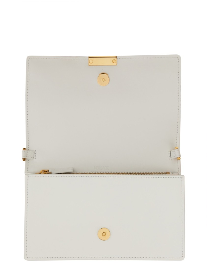 Versace Borsa Mini "greca Goddess" In White