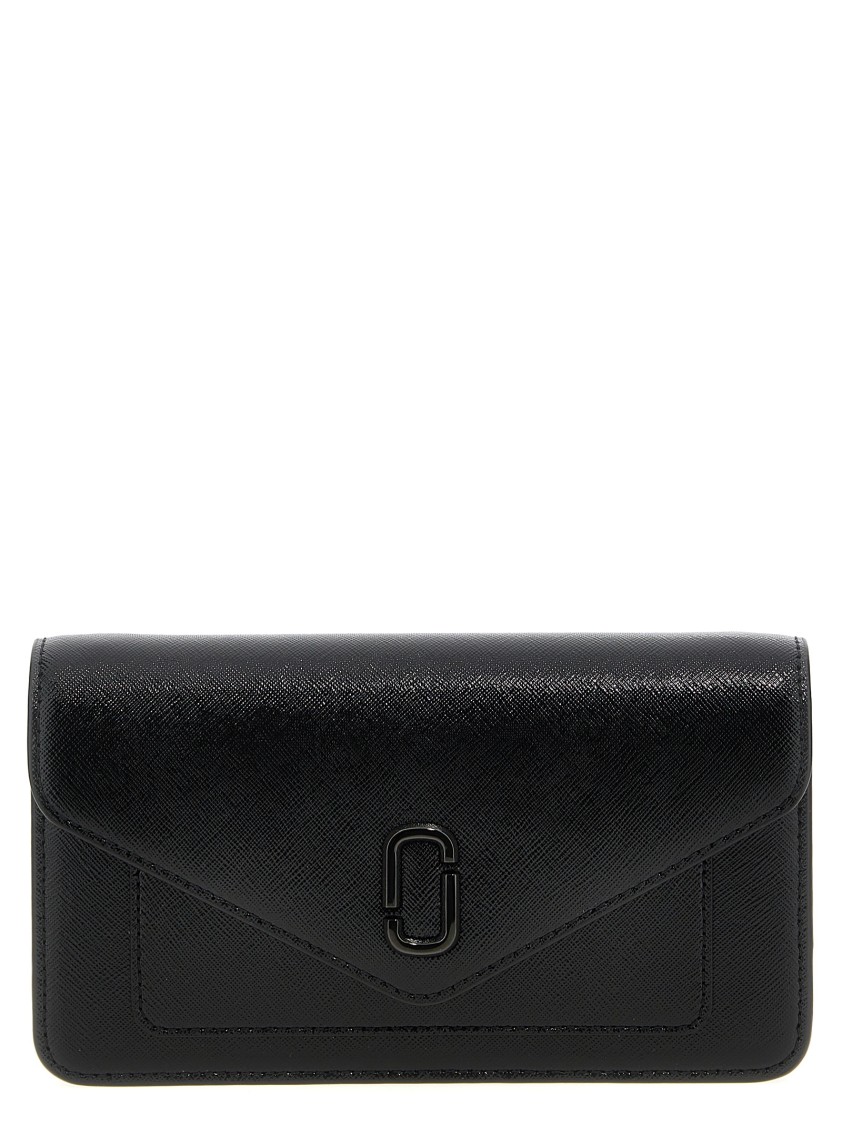 Marc Jacobs 'the Longshot' Wallet On Chain In Black