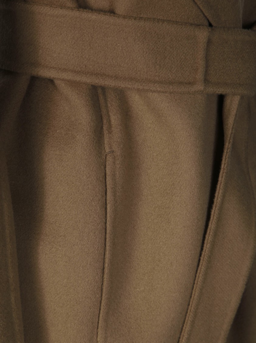 Max Mara Messi Coat In Brown