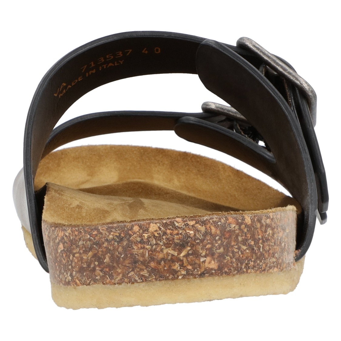 Saint Laurent Smooth Leather "jimmy" Flat Sandals In Brown