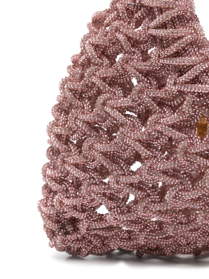 Shop Hibourama Woven Textured  Handbag