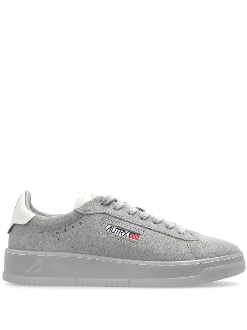 Autry Timberwolf Grey Dallas Low Sneakers In Gray
