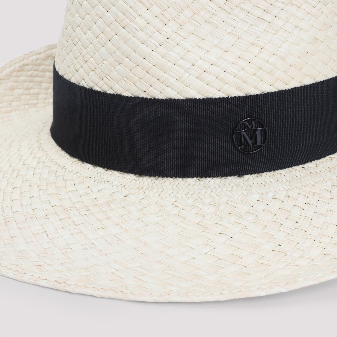 MAISON MICHEL MAISON MICHEL NATURAL BEIGE BRISA ERIC RIBBON ON BRISA HAT 